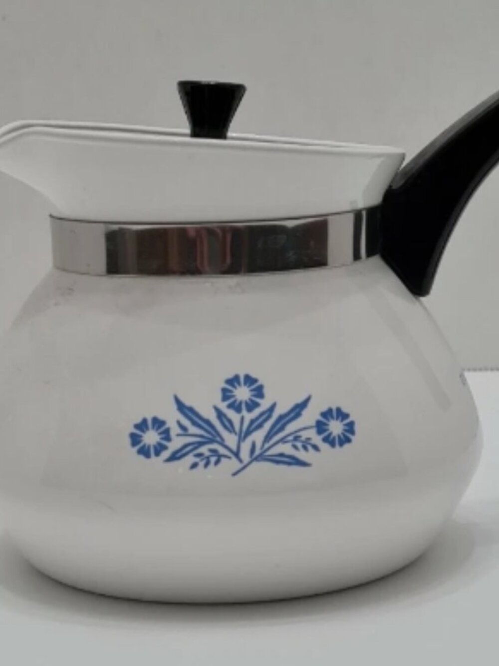 Corning Ware Blue Cornflower Small Tea Pot - Vintage